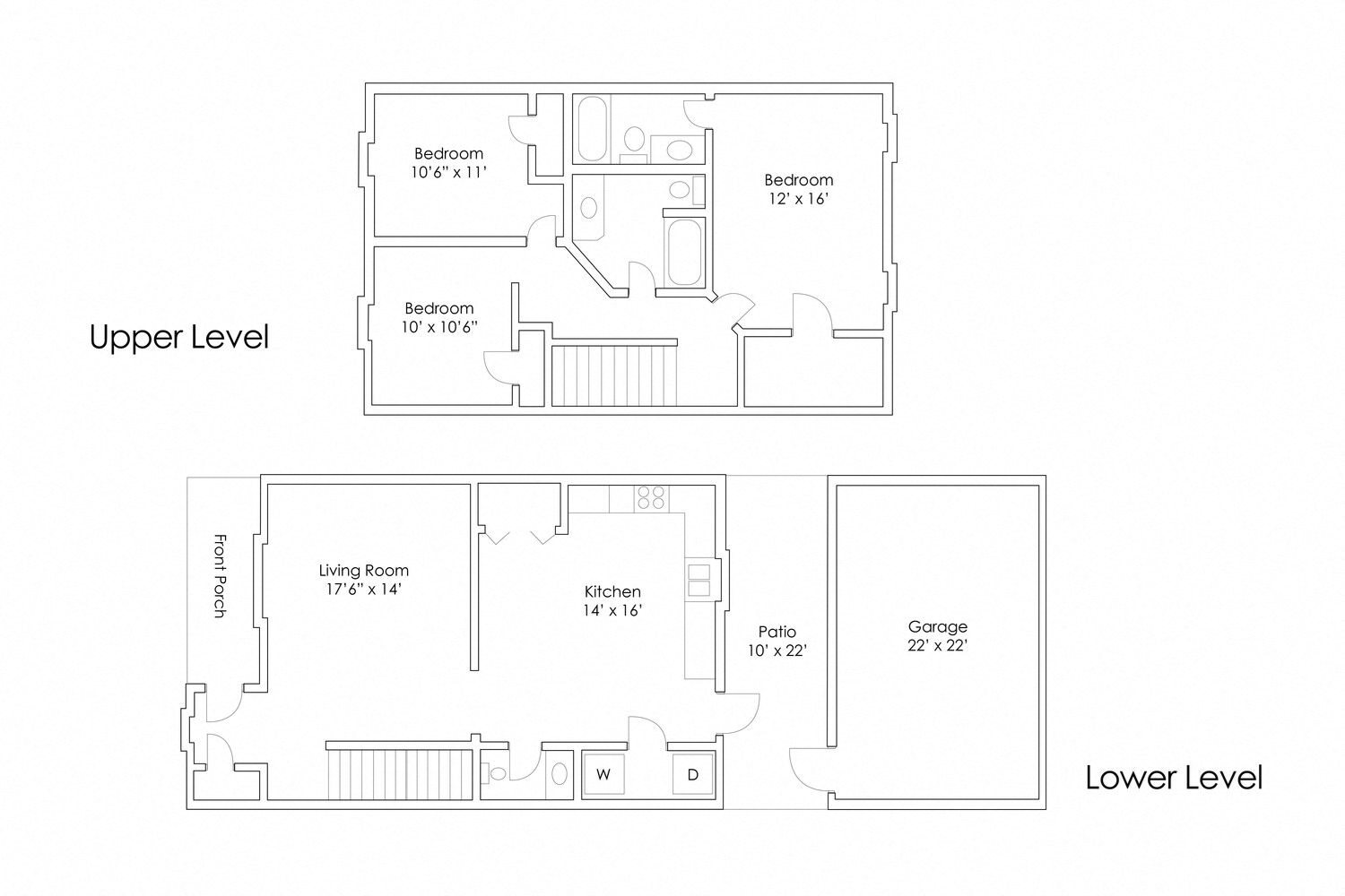 Floor Plans of The Gables Townhomes in Sioux Falls, SD